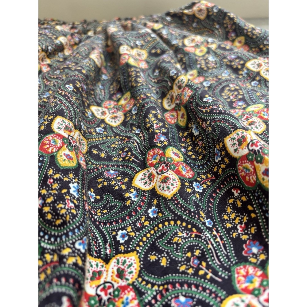 Vintage Handmade Prairie Skirt 70s XS Ditsy Floral Cottagecore Romantic Boho - Picture 4 of 8